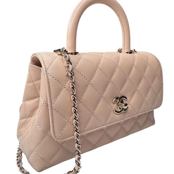 Chanel Medium Flap Bag With Top Handle 24K - Picture 3 of 14